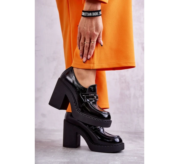 Polobotky na podpatku  model 175535 Step in style