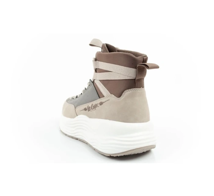 Lee Cooper dámské sportovní boty tenisky módní pohodlné za kotník béžové dámské