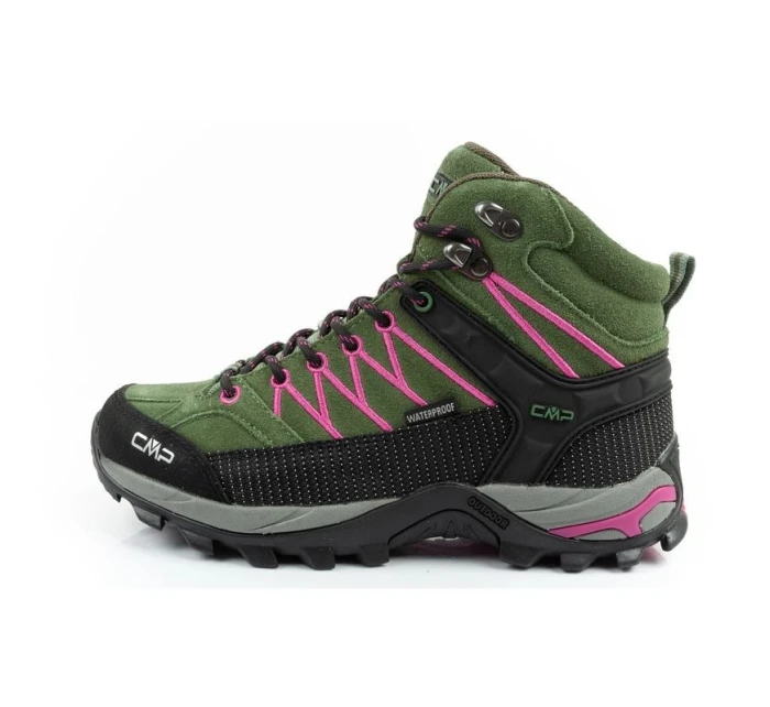 Rigel dámské trekové boty kožené model 21757138 nepromokavé kotníkové boty zelené dámské - CMP