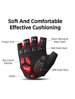 Cyklistické rukavice  M s  černočervené model 22083457 - Rockbros