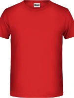 Daiber 8008B Chlapecké tričko z bio bavlny 02.808B red