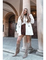 Dámské kozačky na vyhřívané na Béžové olivové model 21757553 - Boto