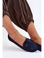 Dámské Mokasíny Ploché Tmavě Modré model 22091889 - Boto