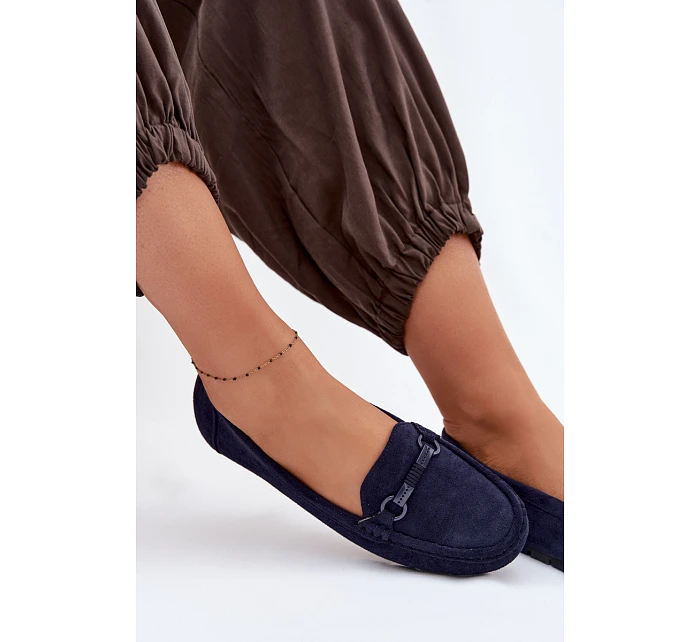 Dámské Mokasíny Ploché Tmavě Modré model 22091889 - Boto