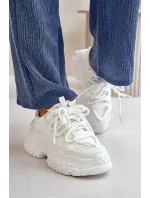 Dámské tenisky na masivní podrážce bílé Nevela Dámské tenisky na masivní podrážce bílé Nevela