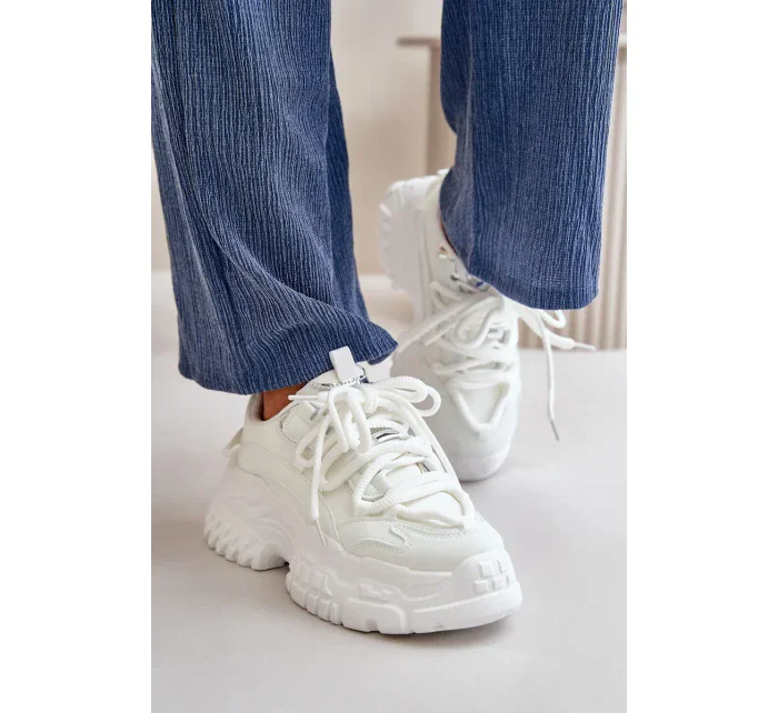 Dámské tenisky na masivní podrážce bílé Nevela Dámské tenisky na masivní podrážce bílé Nevela