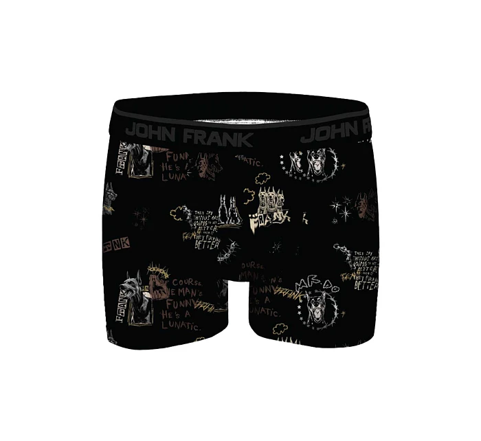 Pánské boxerky John Frank JFBDMOD190-MR.DOG