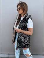 Dámská prošívaná vesta PAVON černá FashionStreet TY2592