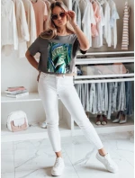 MUYUMBA dámské tričko s potiskem graphite FashionStreet RY2619