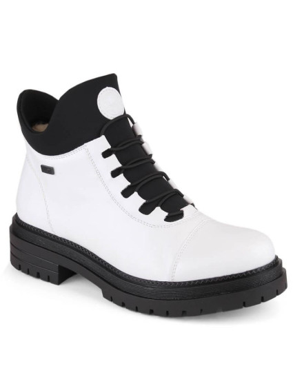 Nepromokavé pohodlné zateplené boty Rieker TEX W RKR563B white