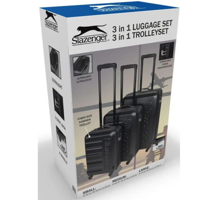 SADA 3  ČERNÁ model 21826556 - Slazenger