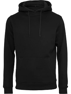 Build your Brand BY 011 Mikina s kapucí z těžké bavlny 56.0011 black