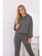 Sada mikin s kapucí v grafitové barvě Sada mikin s kapucí v grafitové barvě