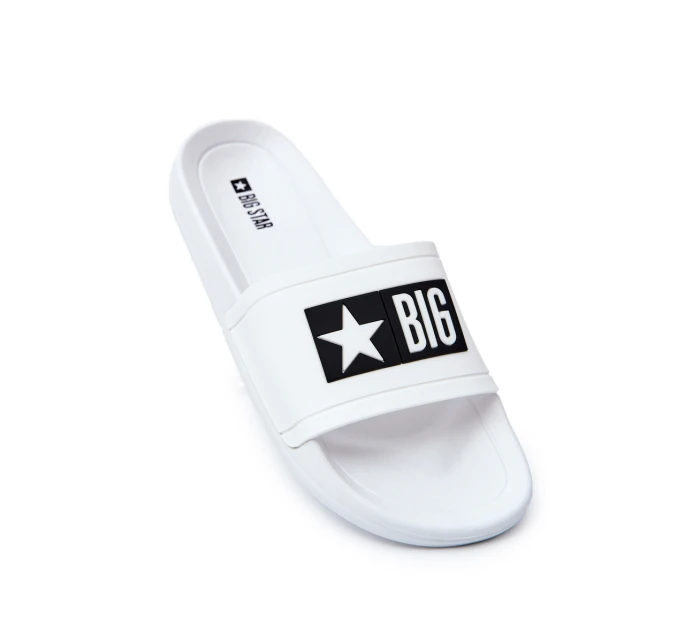 Pánské Nazouváky Big Star DD174700 Bílé Pánské Nazouváky Big Star DD174700 Bílé