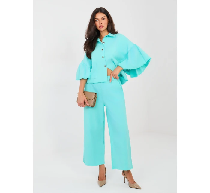 IT KR bunda FL9998.85 tyrkysová IT KR bunda FL9998.85 tyrkysová