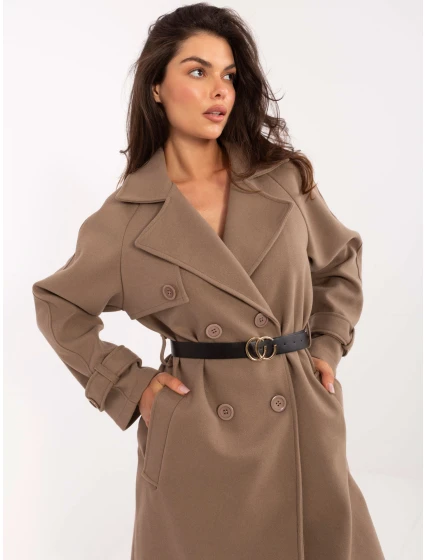 Płaszcz IT PL model 21302288 ciemny bezowy - FPrice