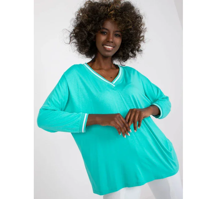 Halenka RV BZ 7805.66P tyrkysová