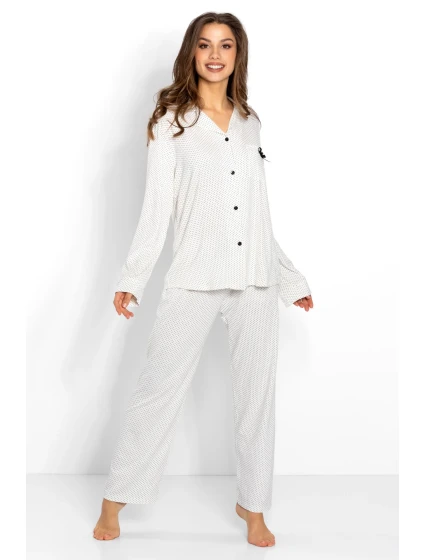 Pyžamo Beatrice Ecru - Momenti Per Me