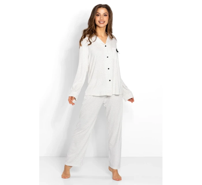 Pyžamo Beatrice Ecru - Momenti Per Me