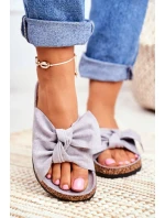 Nazouváky Na Korkové Podrážce Šedé Wendy Nazouváky Na Korkové Podrážce Šedé Wendy