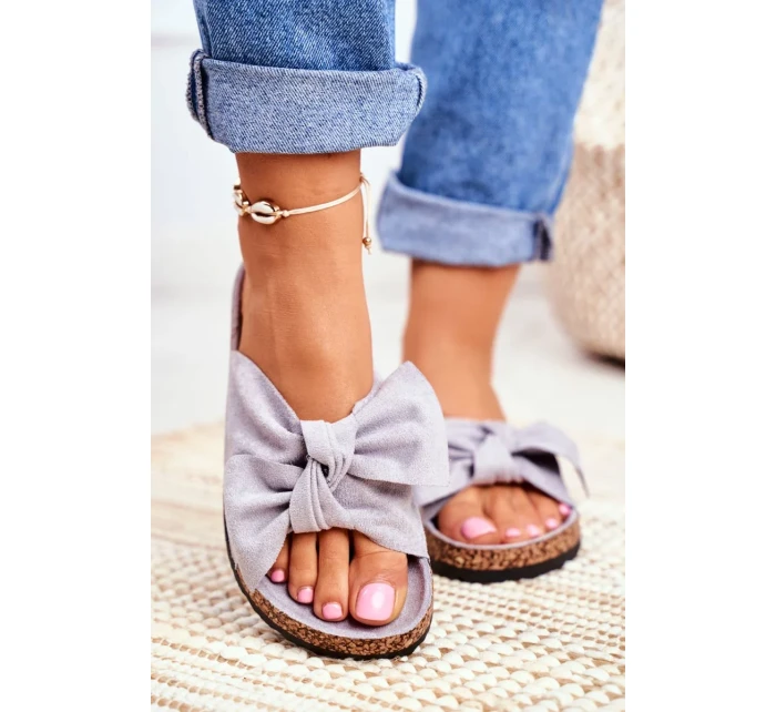 Nazouváky Na Korkové Podrážce Šedé Wendy Nazouváky Na Korkové Podrážce Šedé Wendy