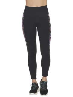 Skechers Ultraviolet Legíny s vysokým pasem po celé délce WLG249-BKPR Black L