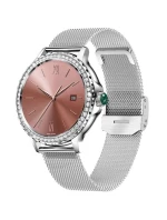 Dámské chytré hodinky Rubicon RNCF19-1 Stříbrný náramek + řemínek Dámské chytré hodinky Rubicon RNCF19-1 Stříbrný náramek + řemínek