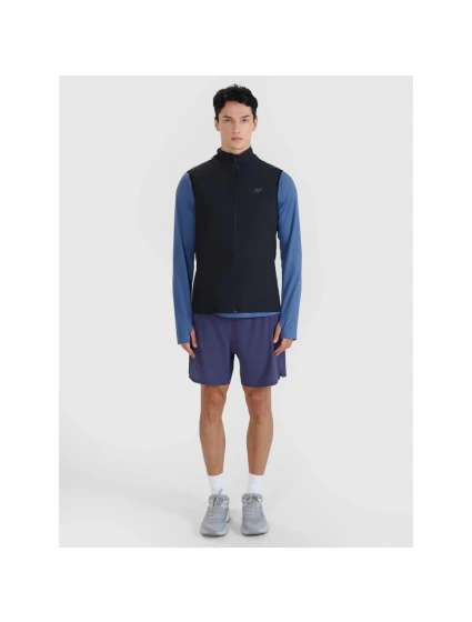 Pánské běžecké tričko bez rukávů 4F 4FWSS25TVJAM248-20S