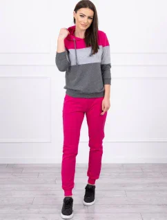 model 18742399 barevná pruhovaná souprava - K-Fashion