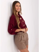 Koszula MI KS model 21421394 bordowy - FPrice