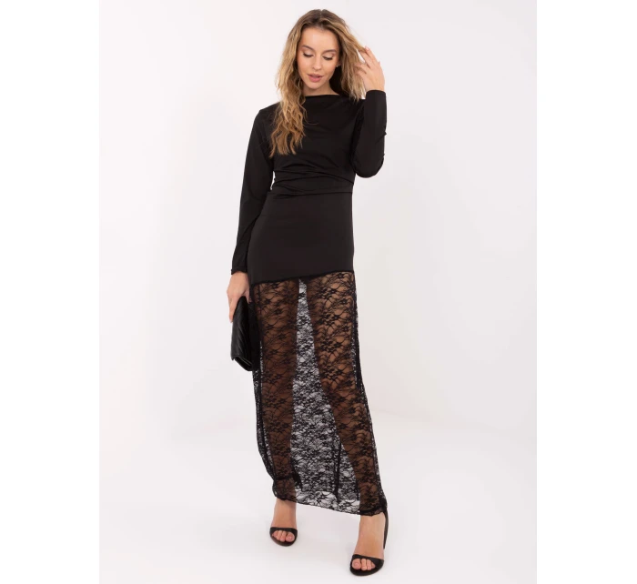 Sukienka MI SK model 21757374 czarny - FPrice Sukienka MI SK model 21757374 czarny - FPrice