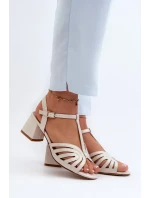 Dámské sandály na vysokém podpatku Sergio Leone Pearl Dámské sandály na vysokém podpatku Sergio Leone Pearl