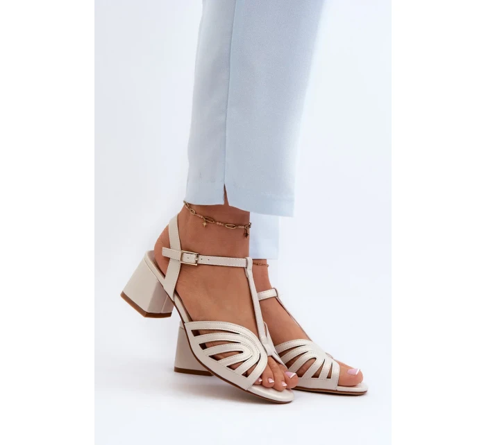 Dámské sandály na vysokém podpatku Sergio Leone Pearl Dámské sandály na vysokém podpatku Sergio Leone Pearl