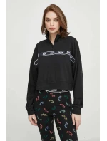 Dámské pyžamo YI80001 črné s potiskem - DKNY Dámské pyžamo YI80001 črné s potiskem - DKNY