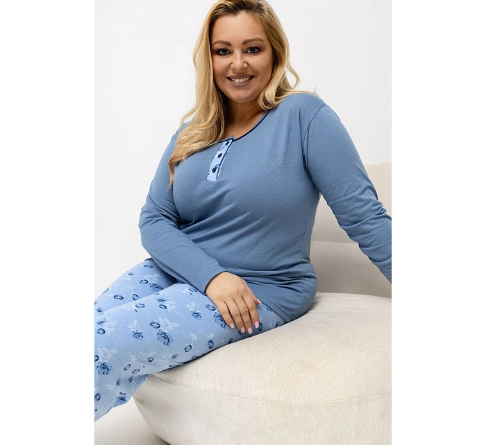 Pohodlná pyžama pro plnoštíhlé model 226131 Forever Pink Pohodlná pyžama pro plnoštíhlé model 226131 Forever Pink