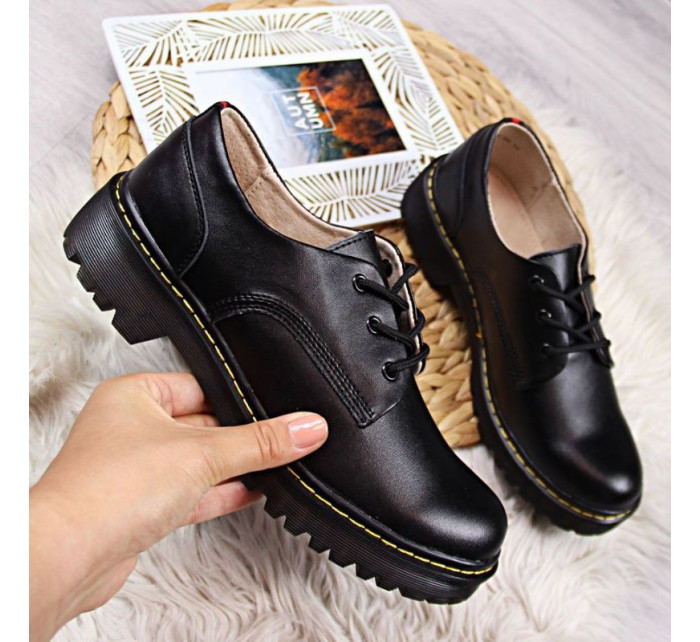 Dámské kožené boty W model 18208502 černé - FILIPPO