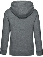 B&C QUEEN Zipped Dámská mikina s kapucí heather mid grey model 22536246