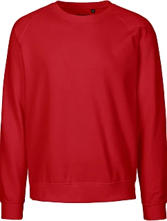 O Unisex raglánová mikina z bio bavlny red model 22504930 - Neutral
