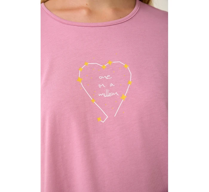 Bavlněné dámské pyžamo s potiskem model 20617694 - Vamp