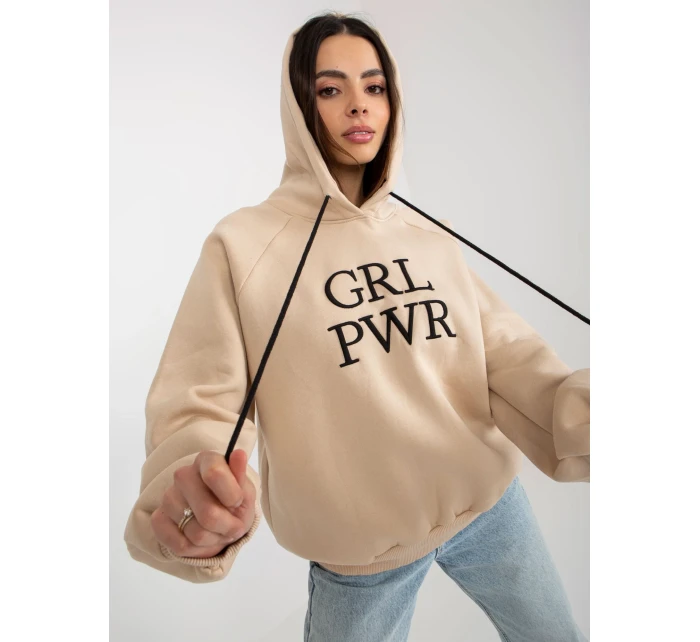 Dámská mikina EM BL 651 2.14X béžová - FPrice Dámská mikina EM BL 651 2.14X béžová - FPrice