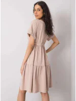 Dámské šaty RV SK 6761.68 béžové - FPrice