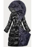 DWUSTRONNA DŁUGA KURTKA Z KAPTUREM CZARNA model 21244970 - MINORITY