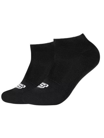 Skechers 2PPK Basic Cushioned Sneaker Socks SK43024-9999 Black 39-42 Skechers 2PPK Basic Cushioned Sneaker Socks SK43024-9999 Black 39-42