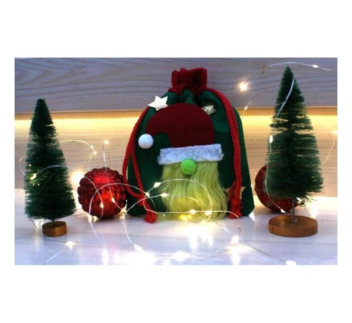 Vánoční dárková taška s Mickey 15x20CM