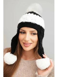 Čepice s rolováním Magda K293 camel