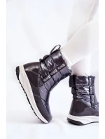 Dámské sněhule Big Star model 21601734 Tmavě šedé - Big Star Shoes Dámské sněhule Big Star model 21601734 Tmavě šedé - Big Star Shoes