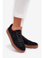 Semišové Dámské Tenisky Černé model 21703330 - Daniel Lopez Just Dare Semišové Dámské Tenisky Černé model 21703330 - Daniel Lopez Just Dare