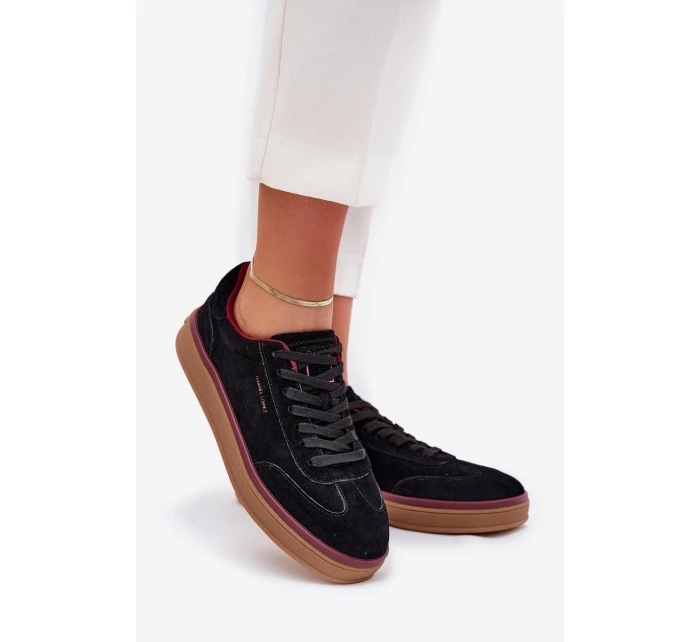 Semišové Dámské Tenisky Černé model 21703330 - Daniel Lopez Just Dare Semišové Dámské Tenisky Černé model 21703330 - Daniel Lopez Just Dare