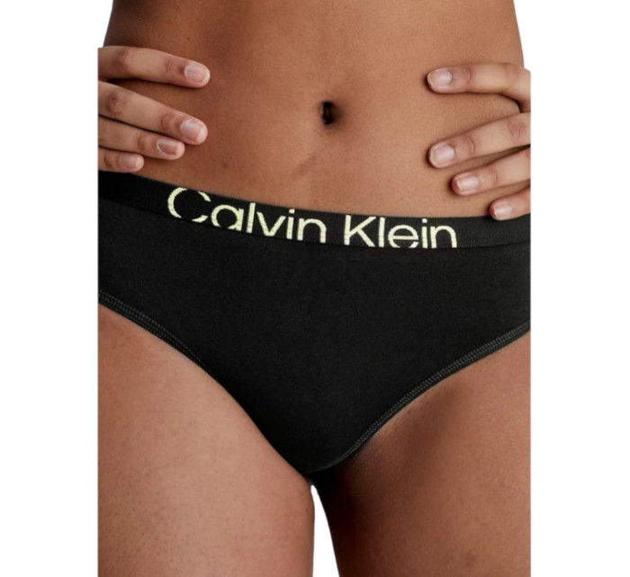 Dámská tanga Calvin Klein spodní prádlo 000QF7401EUB1 Black