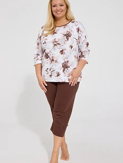 Pyžamo model 22280223 Ashley 3/4 3XL–5XL - Cornette